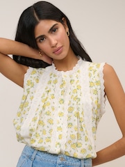 Nobodys Child Yellow Eze Blouse - Image 1 of 5