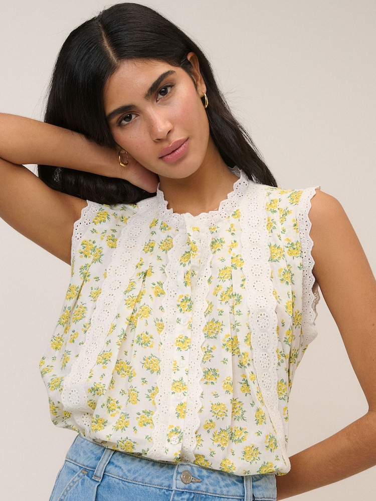 Nobodys Child Yellow Eze Blouse - Image 1 of 5