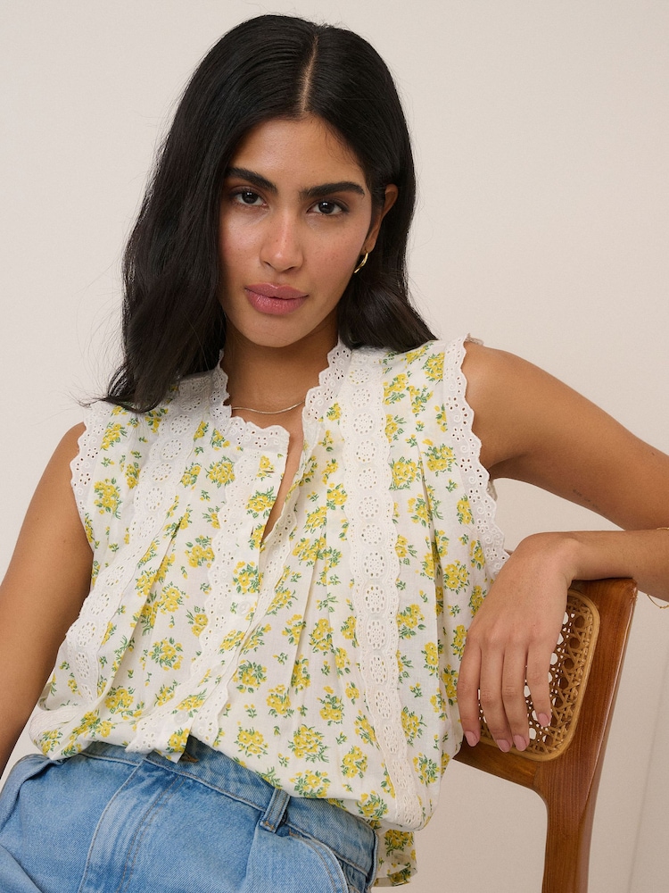Nobodys Child Yellow Eze Blouse - Image 2 of 5