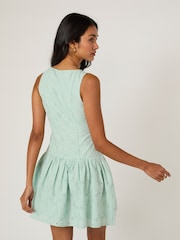 Nobodys Child Green Claudia Mini Dress - Image 2 of 5