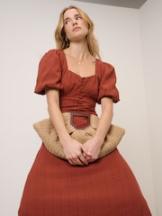 Nobodys Child Melody Midi Dress - Image 5 sur 5