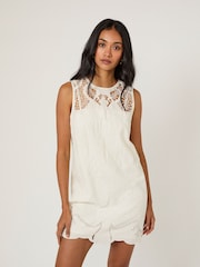 Nobodys Child White Sonia Mini Dress - Image 1 of 5