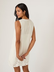 Nobodys Child White Sonia Mini Dress - Image 2 of 5