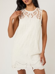 Nobodys Child White Sonia Mini Dress - Image 3 of 5