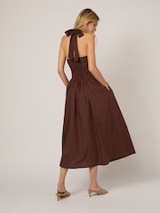 Nobodys Child Brown Lilah Midi Dress - Image 4 of 5