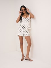 Nobodys Child White Spot Shorts - Image 1 of 5