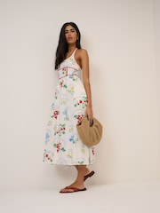 Nobodys Child White Hallie Midi Dress - Image 2 of 5