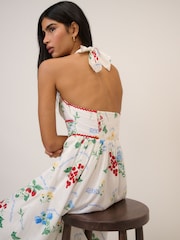 Nobodys Child White Hallie Midi Dress - Image 3 of 5