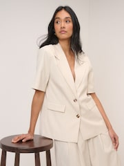 Nobodys Child Cream SB Blazer - Image 2 of 5