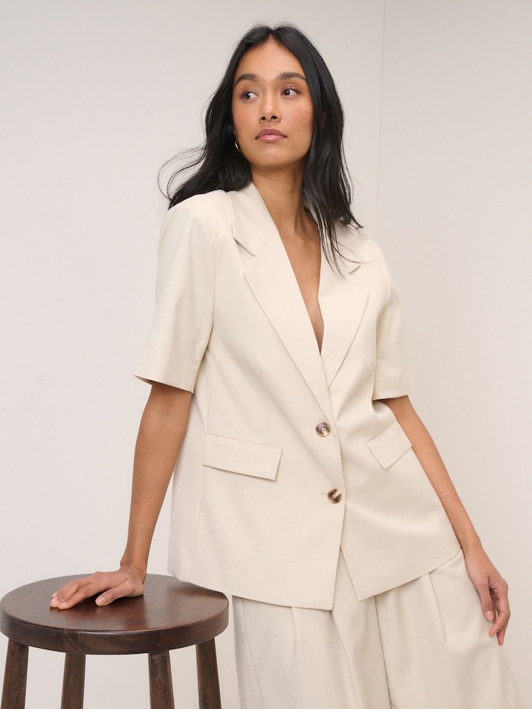 Nobodys Child Cream SB Blazer - Image 2 of 5