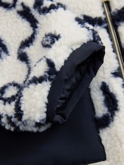 Baker by Ted Baker Ivory Bow Borg Hooded Fleece - Bild 6 von 8