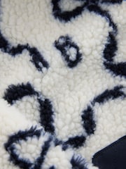 Baker by Ted Baker Ivory Bow Borg Hooded Fleece - Bild 8 von 8