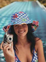 Eleanor Bowmer Multi Reversible Bucket Hat - Image 1 of 5