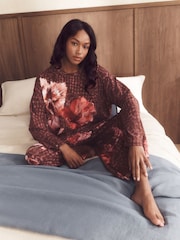 B by Ted Baker Chocolate Brown Pyjamas Set - Afbeelding 2 van 6