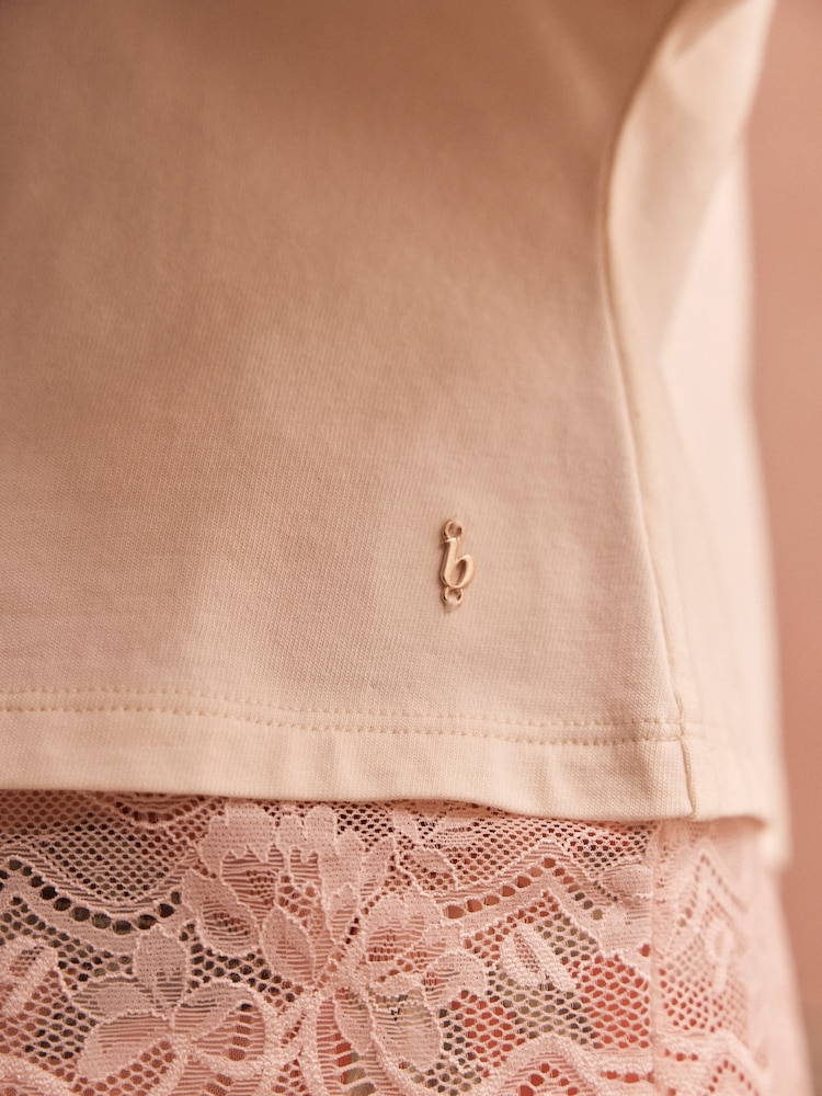 B by Ted Baker Cotton Viscose Pyjama Set - Image 6 of 6