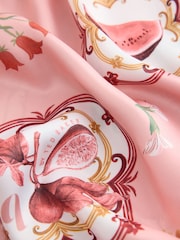 B by Ted Baker Pink Floral Satin Cami Pyjamas Set - Image 11 of 17