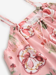 B by Ted Baker Pink Floral Satin Cami Pyjamas Set - Image 13 of 17