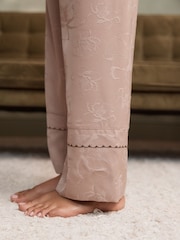 B by Ted Baker Jacquard Satin Cami Pyjamas Set - Image 6 of 6