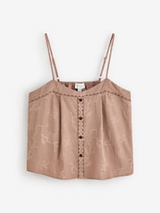 B by Ted Baker Jacquard Satin Cami Pyjamas Set - Image 8 of 11