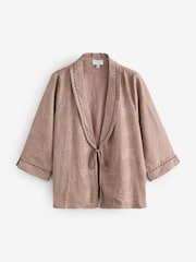 B by Ted Baker Jacqaurd Satin Shirt - Image 6 of 10