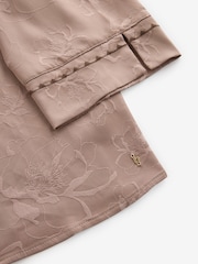 B by Ted Baker Jacqaurd Satin Shirt - Image 9 of 10