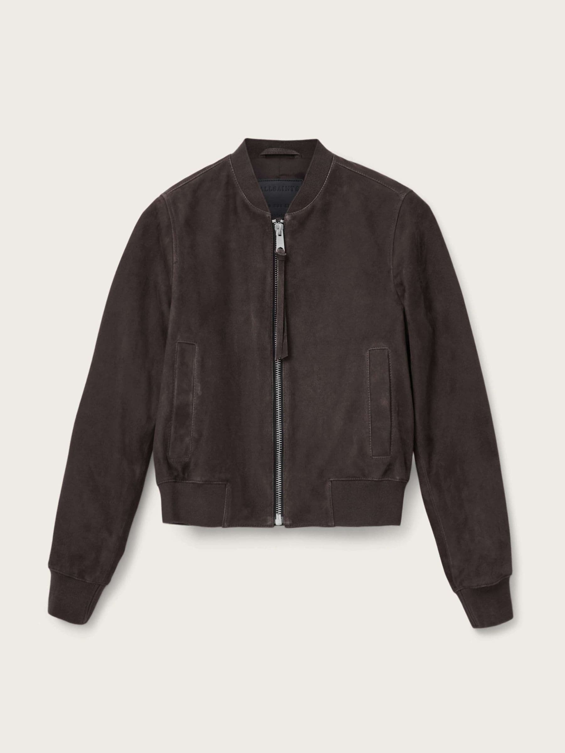 Buy AllSaints Chocolate Brown Orten Bomber Jacket from Next USA