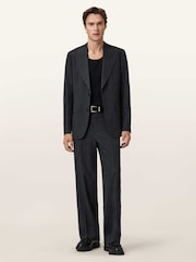 AllSaints Black Renegade Trousers - Image 2 of 8