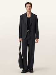 AllSaints Black Renegade Trousers - Image 6 of 8