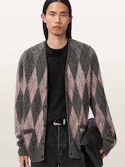 AllSaints Green Andre Cardigan - Image 2 of 7