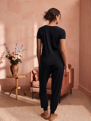 Negro - B by Ted Baker Lyocell and Wool Blend Pyjamas Set - Imagen 3 de 16