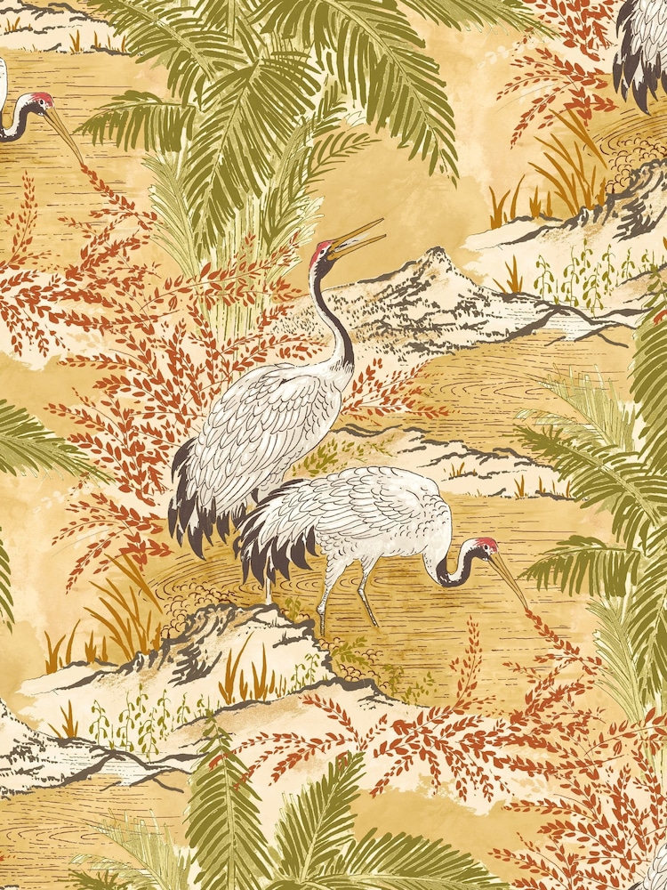 Ohpopsi Mimosa Gold Kansho Cinnamon A4 Wallpaper Sample - Image 1 of 1