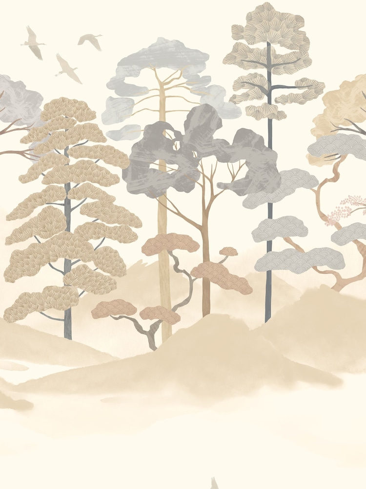 Ohpopsi Bisque Kigi Olivine A4 Wallpaper Sample - Image 1 of 1