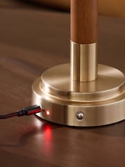 Dark Natural Chatham Rechargeable Rechargeable Wireless Table Lamp - Image 6 of 8