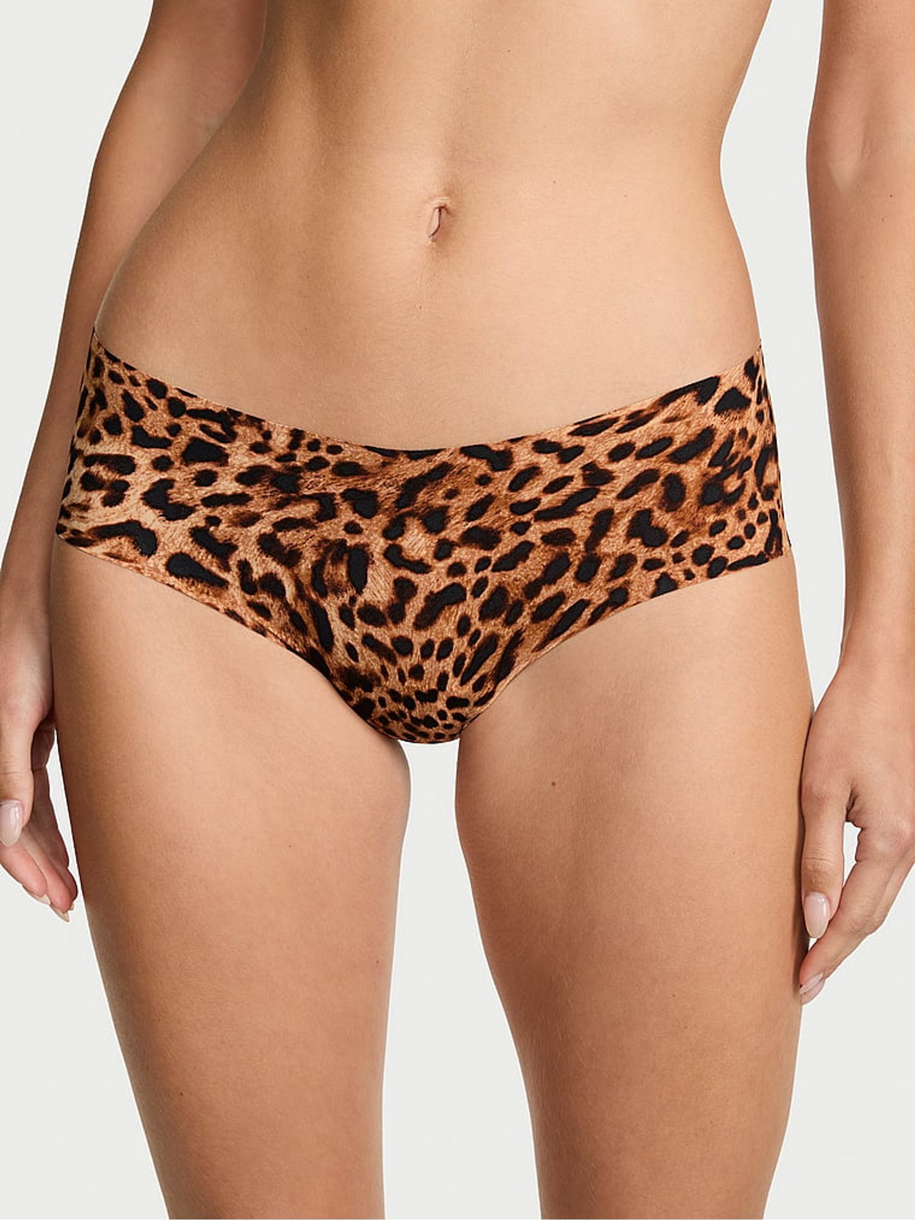 Victoria's Secret Leopard Brown Cheeky Knickers