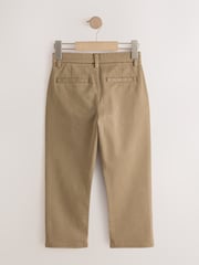 Tan Brown Loose Fit Stretch Chino Trousers (3-17yrs) - Image 2 of 4
