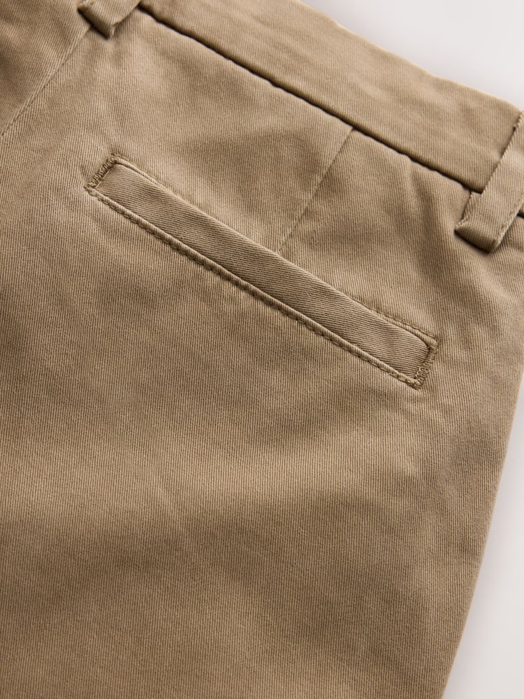 Tan Brown Loose Fit Stretch Chino Trousers (3-17yrs) - Image 4 of 4 Tan Brown Loose Fit Stretch Chino Trousers (3-17yrs) - Image 4 of 4