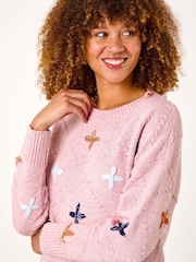 Roman Crafted Diamond Detail Jumper - Imagen 4 de 5