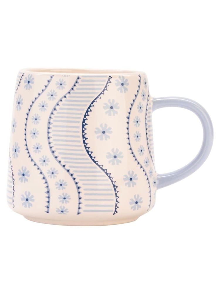 Cath Kidston Blue Spitalfields Silk Billie Mug - Image 1 of 3