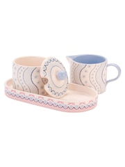 Cath Kidston Blue Spitalfields Silk Sugar & Milk Jug Set - Image 7 of 7