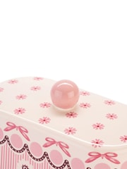Cath Kidston Pink Spitalfields Silk Butter Dish - Image 4 of 4
