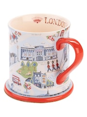 Cath Kidston Blue London Town Mug And Coaster Set - Image 5 of 7