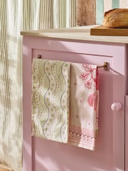 Cath Kidston Set of 2 Multi Spitalfields Silk Tea Towels - Image 2 of 5