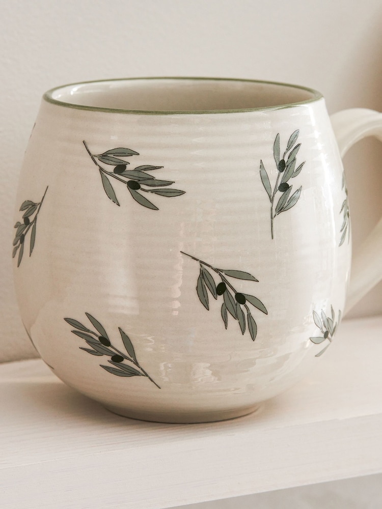 Sophie Allport オリーブストーンウェアマグカップ - 画像 2 / 3