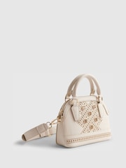 River Island White Studded Detail Cross-Body Bag - Image 2 of 6