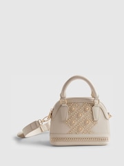 River Island White Studded Detail Cross-Body Bag - Image 3 of 6