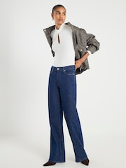 River Island Cream Long Sleeve Twist High Neck Top - Image 3 of 4