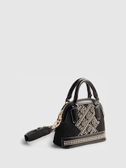 River Island Black Studded Detail Cross-Body Bag - Image 4 of 6