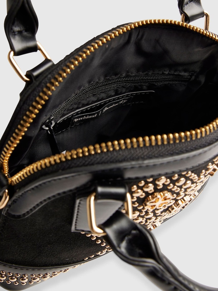 River Island Black Studded Detail Cross-Body Bag - Image 6 of 6