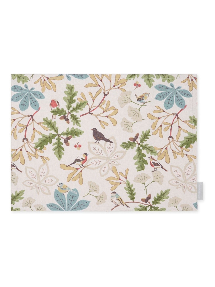 Sophie Allport Cream Orchard Birds Washable Placemats - Image 3 of 3 Sophie Allport Cream Orchard Birds Washable Placemats - Image 3 of 3