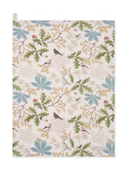 Sophie Allport Cream Orchard Birds Tea Towel - Image 3 of 3